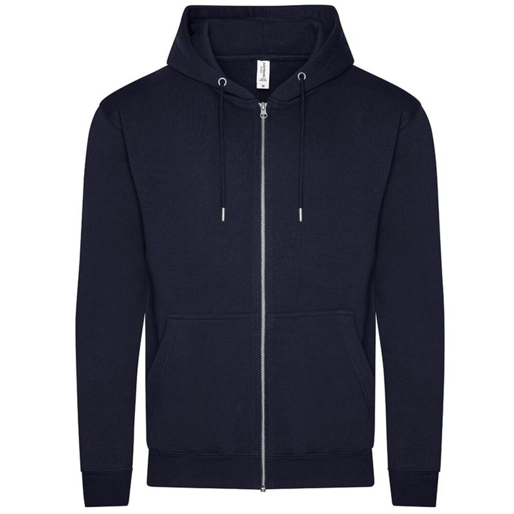 Awdis Mens Full Zip Hoodie / French Navy